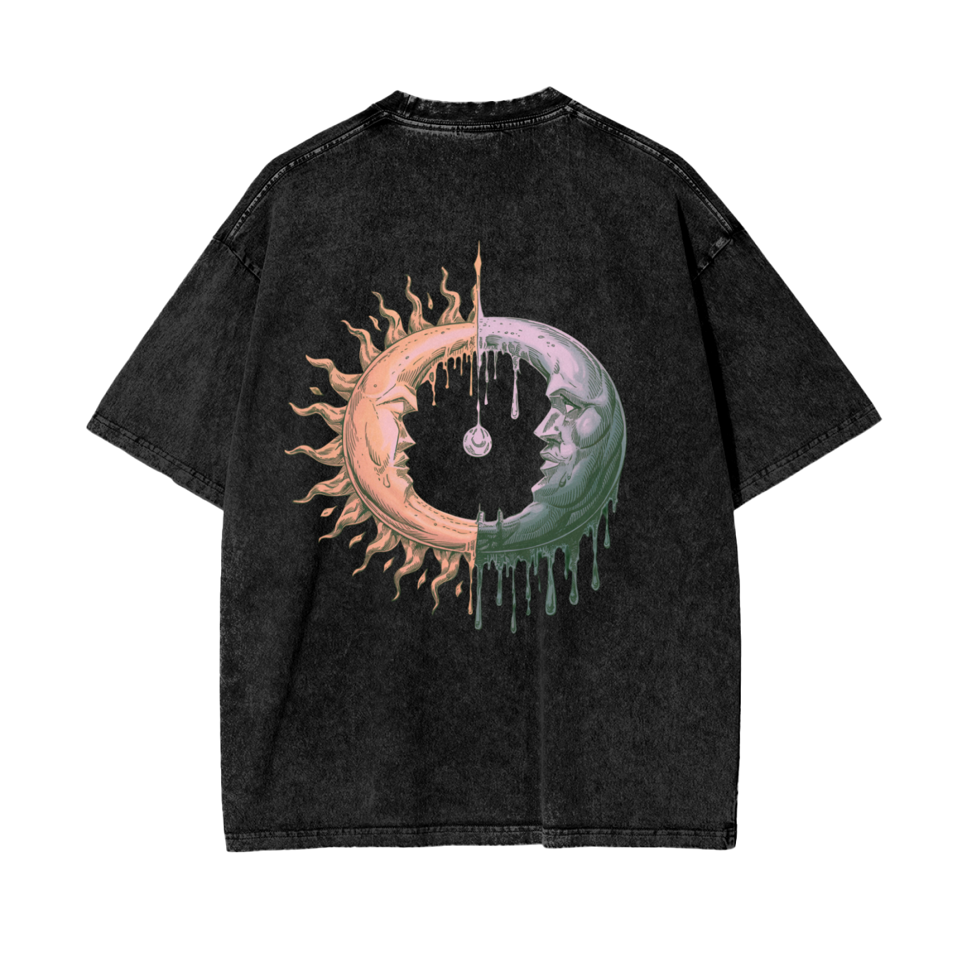 Sun & Moon - Oversized - Black